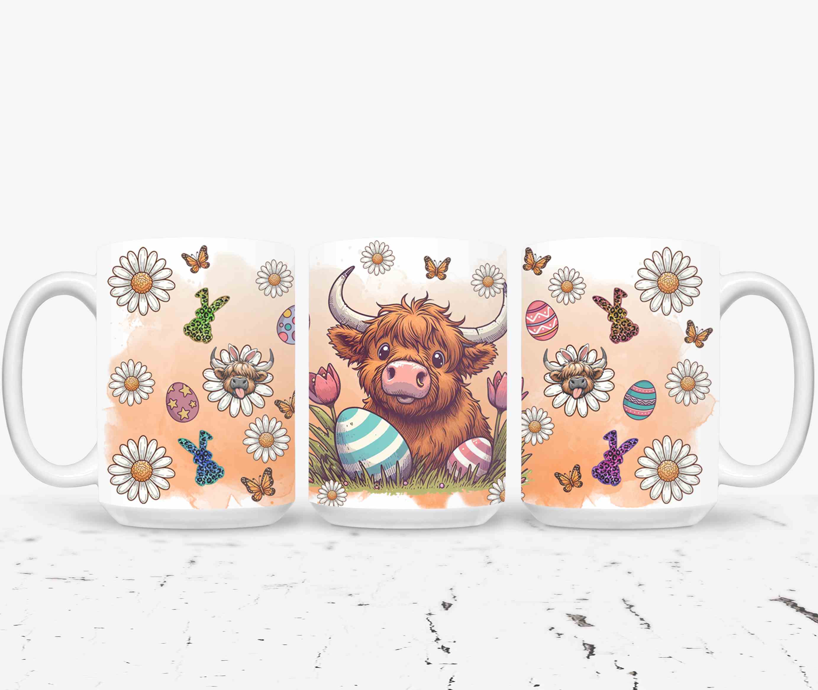 Highland Cow Easter-10380